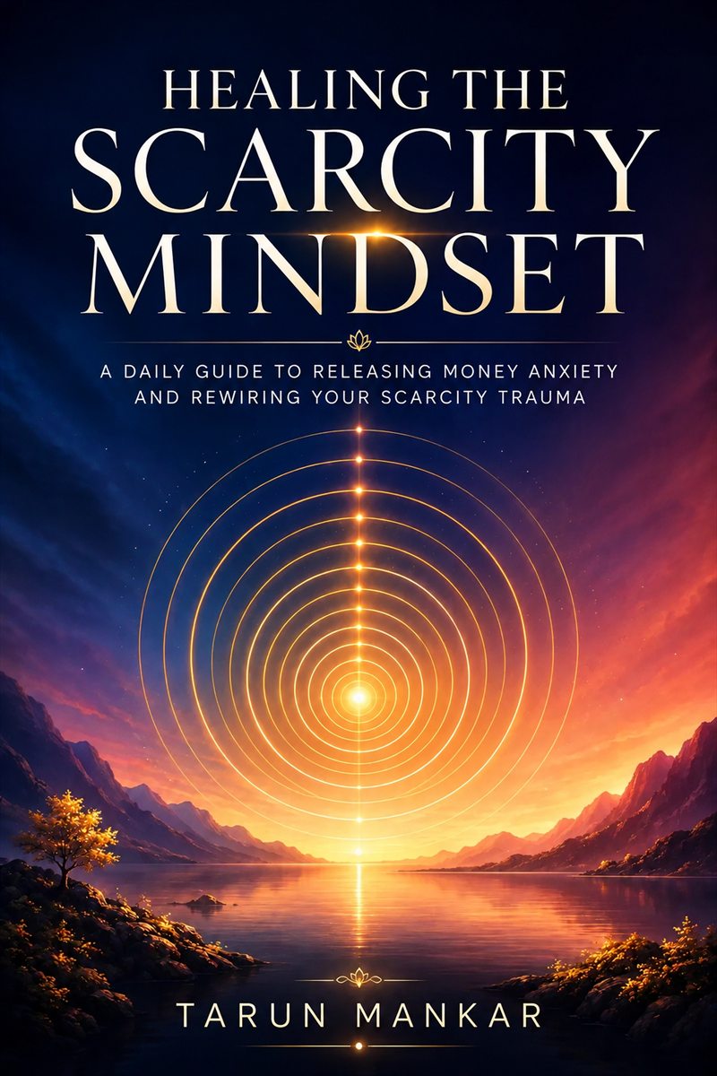 Healing The Scarcity Mindset Book Cover — Somatic Psychology by Tarun Mankar